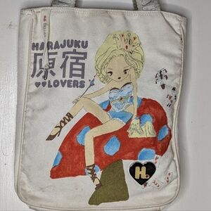 Harajiku Lovers Gwen Stefani Y2K Fatal Attraction To Cuteness Small Canvas Tote